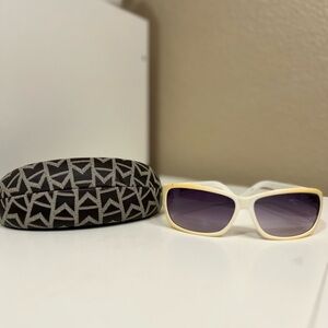 Michael Kors White Studded Sunglasses M2636S w/ Case